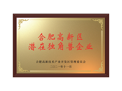 合肥高新区潜在独角兽企业